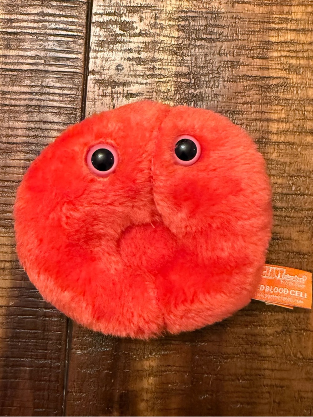 GIANTmicrobes Red Blood Cell Plush Toy Science Biology Educational Stuffed 5”
